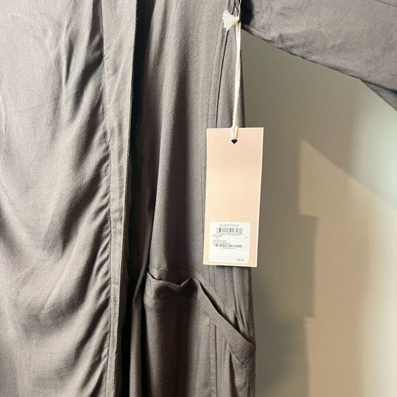 NWT Sun & Shadow Hooded Anorak Jacket Drape Front SZ S - Picture 14 of 14